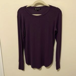 Athleta Women’s Seamless Ribbed Long Sleeved Top / Size S / Color is Plum